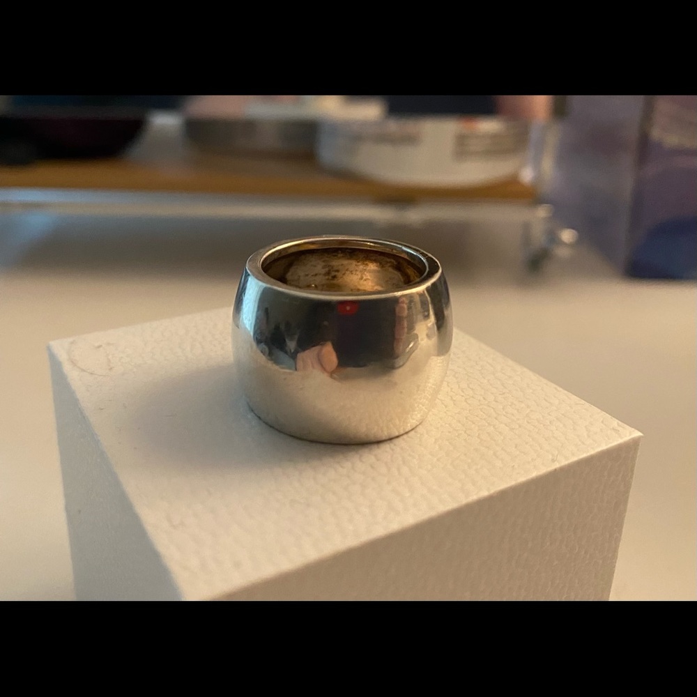 Silpada .925 SS Retired Cuff Ring